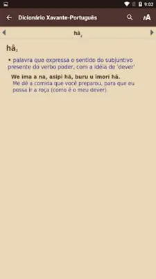 Dicionário Xavante-Português android App screenshot 3