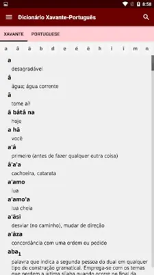 Dicionário Xavante-Português android App screenshot 7